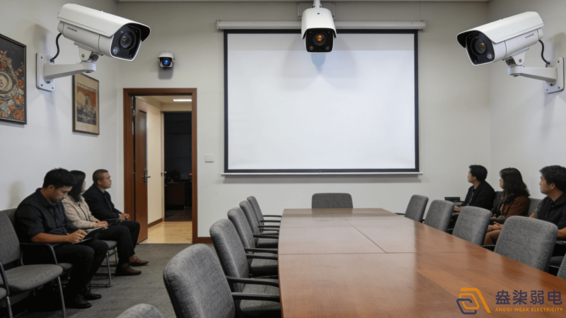 小型会议室监控摄像头如何布置？