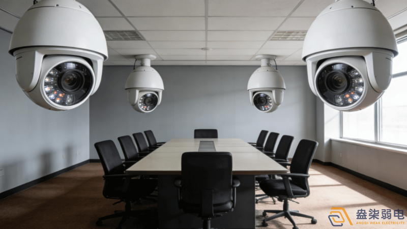 中型会议室监控摄像头如何布置？