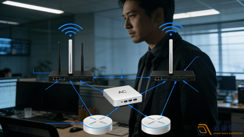 企业AC+瘦AP组网方案说明