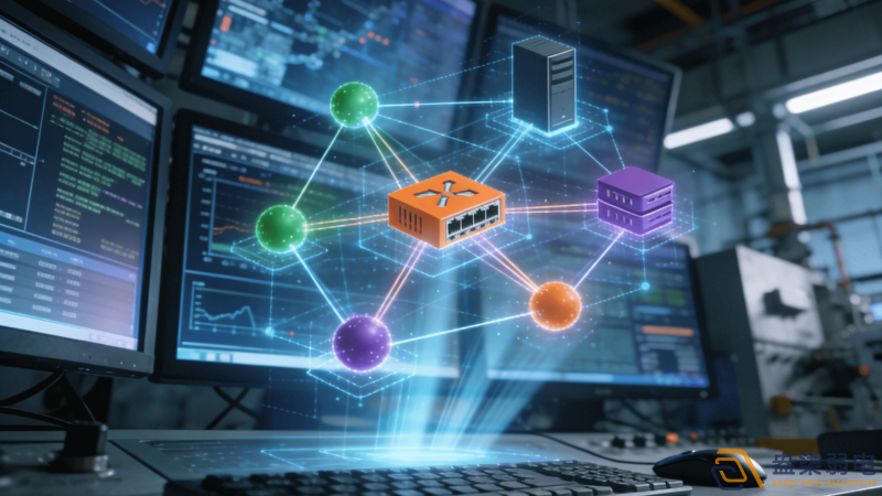 工厂200-500个网络点位组网建议